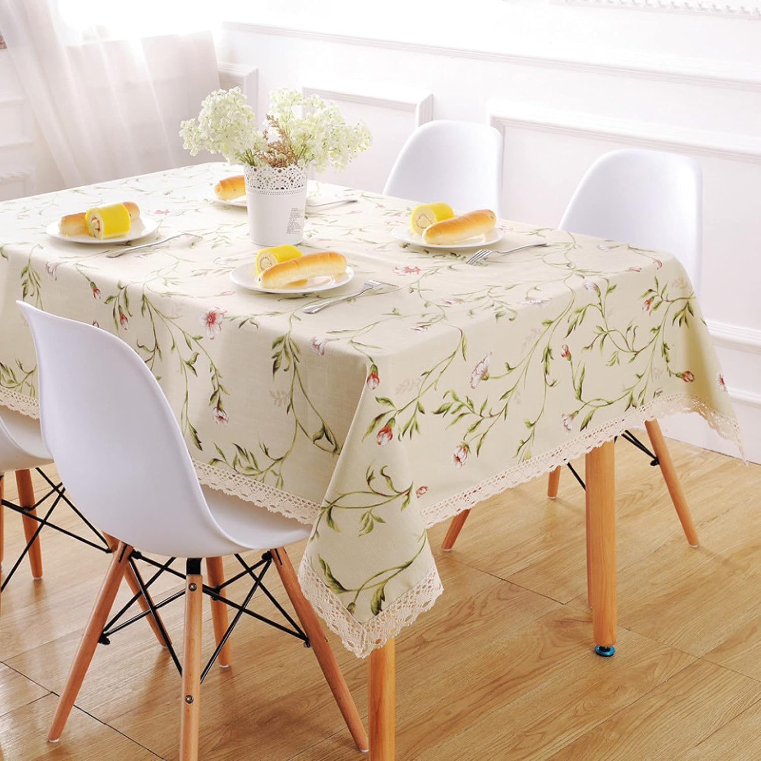 ma さま】vintage cloth ❀ お花畑のような スクエアマット ma さま